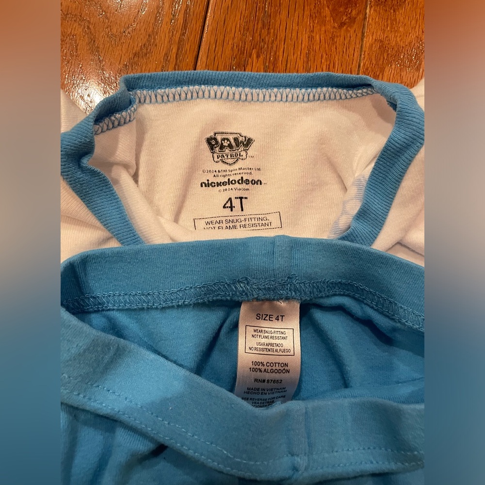 Paw Patrol Toddler Pajama Bundle Size 4 🐶 - Picture 4 of 6